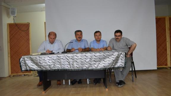 YBO ve Pansiyonlu Okul Müdürleri İl Toplantı Yapıldı